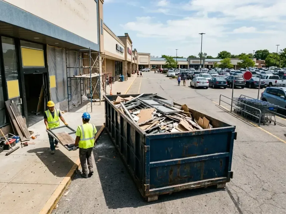 retail-store-renovation-debris-003 — frequently asked questions, Roll-off Dumpster Rentals in Foothill Farms, CA